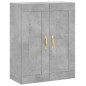 vidaXL Credenza Grigio Cemento 69,5x34x180 cm in Legno Multistrato vidaXL Credenza Grigio Cemento 69,5x34x180 cm in Legno Multistrato