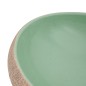 vidaXL Lavabo da Appoggio Verde e Marrone Ovale 59x40x15 cm Ceramica vidaXL Lavabo da Appoggio Verde e Marrone Ovale 59x40x15 cm Ceramica