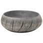 vidaXL Lavabo da Appoggio Nero e Grigio Ovale 59x40x15 cm Ceramica vidaXL Lavabo da Appoggio Nero e Grigio Ovale 59x40x15 cm Ceramica