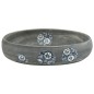 vidaXL Lavabo da Appoggio Grigio Ovale 59x40x15 cm Ceramica vidaXL Lavabo da Appoggio Grigio Ovale 59x40x15 cm Ceramica
