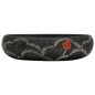 vidaXL Lavabo da Appoggio Nero Ovale 59x40x15 cm Ceramica