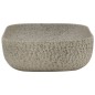 vidaXL Lavabo da Appoggio Grigio Rettangolare 48x37,5x13,5 cm Ceramica vidaXL Lavabo da Appoggio Grigio Rettangolare 48x37,5x13,5 cm Ceramica