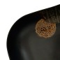 vidaXL Lavabo da Appoggio Nero Rettangolare 48x37,5x13,5 cm Ceramica vidaXL Lavabo da Appoggio Nero Rettangolare 48x37,5x13,5 cm Ceramica