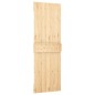 vidaXL Porta Scorrevole con Set Hardware 70x210 cm Legno Massello Pino vidaXL Porta Scorrevole con Set Hardware 70x210 cm Legno Massello Pino