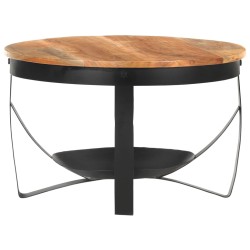 vidaXL Tavolino da Caffè Ø68x43 cm in Massello di Acacia