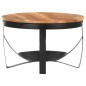 vidaXL Tavolino da Caffè Ø68x43 cm in Massello di Acacia vidaXL Tavolino da Caffè Ø68x43 cm in Massello di Acacia
