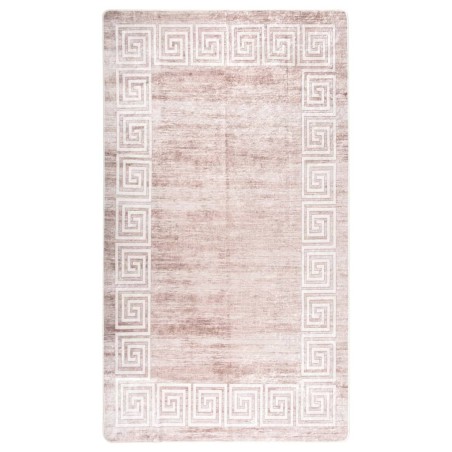 vidaXL Tappeto Lavabile 190x300 cm Beige Antiscivolo