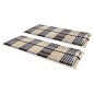 vidaXL Reti a Doghe 2 pz 7 Zone con 42 Doghe in Legno 70x200 cm vidaXL Reti a Doghe 2 pz 7 Zone con 42 Doghe in Legno 70x200 cm