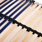 vidaXL Reti a Doghe 2 pz 7 Zone con 42 Doghe in Legno 70x200 cm vidaXL Reti a Doghe 2 pz 7 Zone con 42 Doghe in Legno 70x200 cm