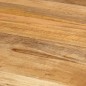 vidaXL Tavolo da Pranzo Ø110x78cm in Legno Massello di Mango e Acciaio vidaXL Tavolo da Pranzo Ø110x78cm in Legno Massello di Mango e Acciaio