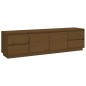 Mobile Porta TV Miele 176x37x47,5 cm in Legno Massello di Pino Mobile Porta TV Miele 176x37x47,5 cm in Legno Massello di Pino