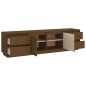 Mobile Porta TV Miele 176x37x47,5 cm in Legno Massello di Pino Mobile Porta TV Miele 176x37x47,5 cm in Legno Massello di Pino