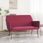 Panca Rosso Vino 108x79x79 cm in Velluto Panca Rosso Vino 108x79x79 cm in Velluto