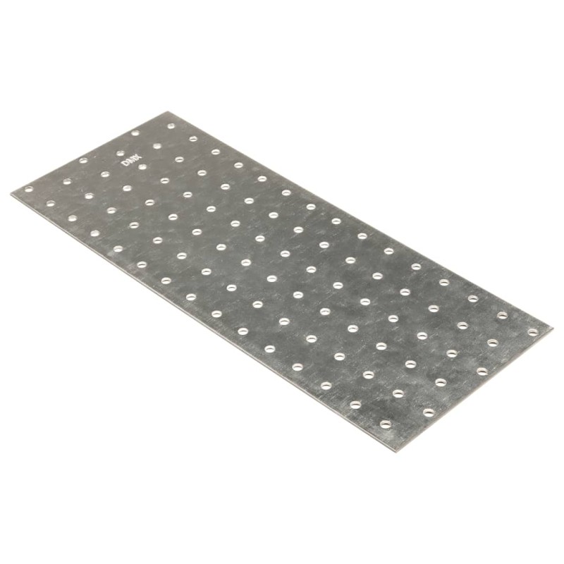 vidaXL Piastre Forate 20 pz 2 mm 300x120 mm Acciaio Zincato vidaXL Piastre Forate 20 pz 2 mm 300x120 mm Acciaio Zincato