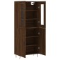 vidaXL Credenza Rovere Marrone 69,5x34x180 cm in Legno Multistrato vidaXL Credenza Rovere Marrone 69,5x34x180 cm in Legno Multistrato