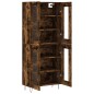 vidaXL Credenza Rovere Fumo 69,5x34x180 cm in Legno Multistrato vidaXL Credenza Rovere Fumo 69,5x34x180 cm in Legno Multistrato