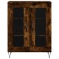 vidaXL Credenza Rovere Fumo 69,5x34x180 cm in Legno Multistrato vidaXL Credenza Rovere Fumo 69,5x34x180 cm in Legno Multistrato