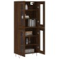 vidaXL Credenza Rovere Marrone 69,5x34x180 cm in Legno Multistrato vidaXL Credenza Rovere Marrone 69,5x34x180 cm in Legno Multistrato