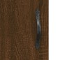 vidaXL Credenza Rovere Marrone 69,5x34x180 cm in Legno Multistrato vidaXL Credenza Rovere Marrone 69,5x34x180 cm in Legno Multistrato