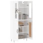 vidaXL Credenza Bianco Lucido 69,5x34x180 cm in Legno Multistrato vidaXL Credenza Bianco Lucido 69,5x34x180 cm in Legno Multistrato