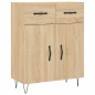 vidaXL Credenza Rovere Sonoma 69,5x34x180 cm in Legno Multistrato vidaXL Credenza Rovere Sonoma 69,5x34x180 cm in Legno Multistrato