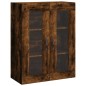 vidaXL Credenza Rovere Fumo 69,5x34x180 cm in Legno Multistrato vidaXL Credenza Rovere Fumo 69,5x34x180 cm in Legno Multistrato