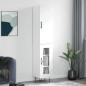 vidaXL Credenza Bianca 34,5x34x180 cm in Legno Multistrato vidaXL Credenza Bianca 34,5x34x180 cm in Legno Multistrato