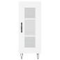 vidaXL Credenza Bianca 34,5x34x180 cm in Legno Multistrato vidaXL Credenza Bianca 34,5x34x180 cm in Legno Multistrato