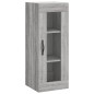 vidaXL Credenza Grigio Sonoma 34,5x34x180 cm in Legno Multistrato vidaXL Credenza Grigio Sonoma 34,5x34x180 cm in Legno Multistrato