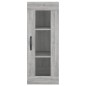 vidaXL Credenza Grigio Sonoma 34,5x34x180 cm in Legno Multistrato vidaXL Credenza Grigio Sonoma 34,5x34x180 cm in Legno Multistrato