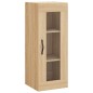vidaXL Credenza Rovere Sonoma 34,5x34x180 cm in Legno Multistrato vidaXL Credenza Rovere Sonoma 34,5x34x180 cm in Legno Multistrato