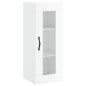 vidaXL Credenza 34,5x34x180 cm in Legno Multistrato Bianco Lucido vidaXL Credenza 34,5x34x180 cm in Legno Multistrato Bianco Lucido