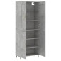 vidaXL Credenza Grigio Cemento 69,5x34x180 cm in Legno Multistrato vidaXL Credenza Grigio Cemento 69,5x34x180 cm in Legno Multistrato
