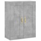 vidaXL Credenza Grigio Cemento 69,5x34x180 cm in Legno Multistrato vidaXL Credenza Grigio Cemento 69,5x34x180 cm in Legno Multistrato