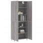 vidaXL Credenza Grigio Sonoma 69,5x34x180 cm in Legno Multistrato vidaXL Credenza Grigio Sonoma 69,5x34x180 cm in Legno Multistrato
