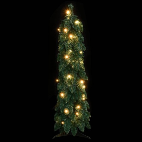 vidaXL Albero di Natale Artificiale Preilluminato con 45 LED 90 cm