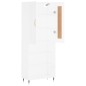vidaXL Credenza Bianca 69,5x34x180 cm in Legno Multistrato vidaXL Credenza Bianca 69,5x34x180 cm in Legno Multistrato
