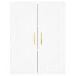 vidaXL Credenza Bianca 69,5x34x180 cm in Legno Multistrato vidaXL Credenza Bianca 69,5x34x180 cm in Legno Multistrato