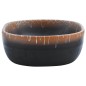 vidaXL Lavabo da Appoggio Nero e Arancione Ovale 47x33x13 cm Ceramica vidaXL Lavabo da Appoggio Nero e Arancione Ovale 47x33x13 cm Ceramica