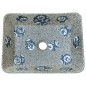vidaXL Lavabo Appoggio Multicolore Rettangolare 46x35,5x13 cm Ceramica
