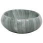 vidaXL Lavabo da Appoggio Verde Ovale 59x40x15 cm Ceramica vidaXL Lavabo da Appoggio Verde Ovale 59x40x15 cm Ceramica