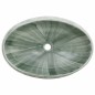 vidaXL Lavabo da Appoggio Verde Ovale 59x40x15 cm Ceramica vidaXL Lavabo da Appoggio Verde Ovale 59x40x15 cm Ceramica