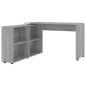 vidaXL Scrivania ad Angolo Grigio Sonoma in Legno Multistrato vidaXL Scrivania ad Angolo Grigio Sonoma in Legno Multistrato