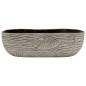 vidaXL Lavabo Appoggio Grigio Nero Rettangolare 48x37,5x13,5 Ceramica vidaXL Lavabo Appoggio Grigio Nero Rettangolare 48x37,5x13,5 Ceramica