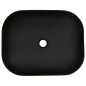 vidaXL Lavabo Appoggio Grigio Nero Rettangolare 48x37,5x13,5 Ceramica vidaXL Lavabo Appoggio Grigio Nero Rettangolare 48x37,5x13,5 Ceramica