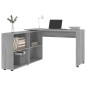 vidaXL Scrivania ad Angolo Grigio Sonoma in Legno Multistrato vidaXL Scrivania ad Angolo Grigio Sonoma in Legno Multistrato