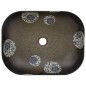 vidaXL Lavabo Appoggio Multicolore Rettangolare 48x37,5x13,5 Ceramica