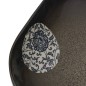 vidaXL Lavabo Appoggio Multicolore Rettangolare 48x37,5x13,5 Ceramica