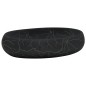 vidaXL Lavabo da Appoggio Nero Ovale 59x40x15 cm Ceramica vidaXL Lavabo da Appoggio Nero Ovale 59x40x15 cm Ceramica