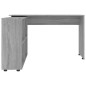 vidaXL Scrivania ad Angolo Grigio Sonoma in Legno Multistrato vidaXL Scrivania ad Angolo Grigio Sonoma in Legno Multistrato